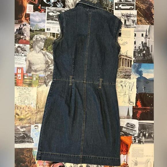 Vintage Faded Glory Denim Mini Dress - Picture 3 of 9